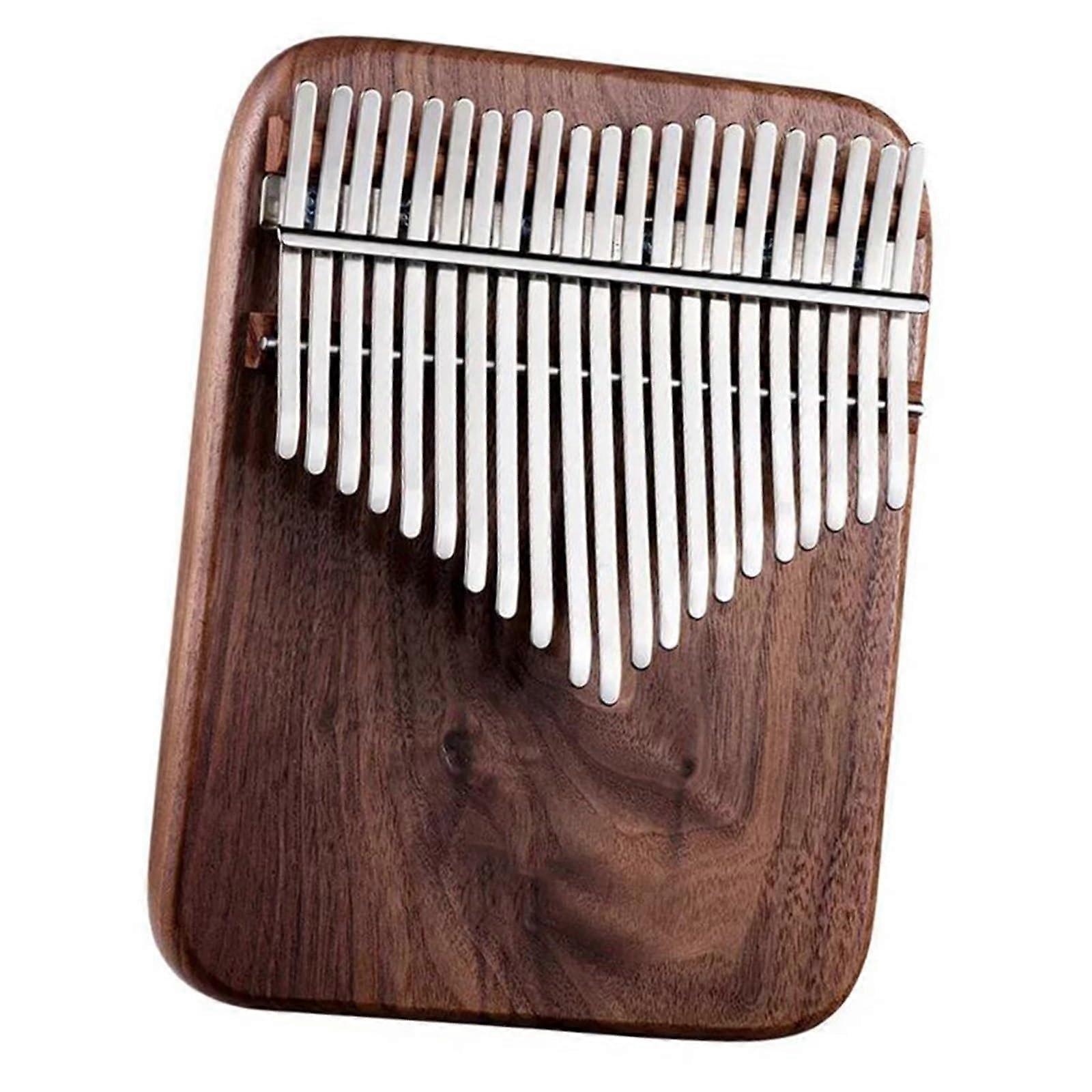 Professional Kalimba 17 21 Keys Kalimba Black Walnut Sloped Flat Board Thumb Piano Class A Professional Musical Instrument with Carry Box (21 Keys)