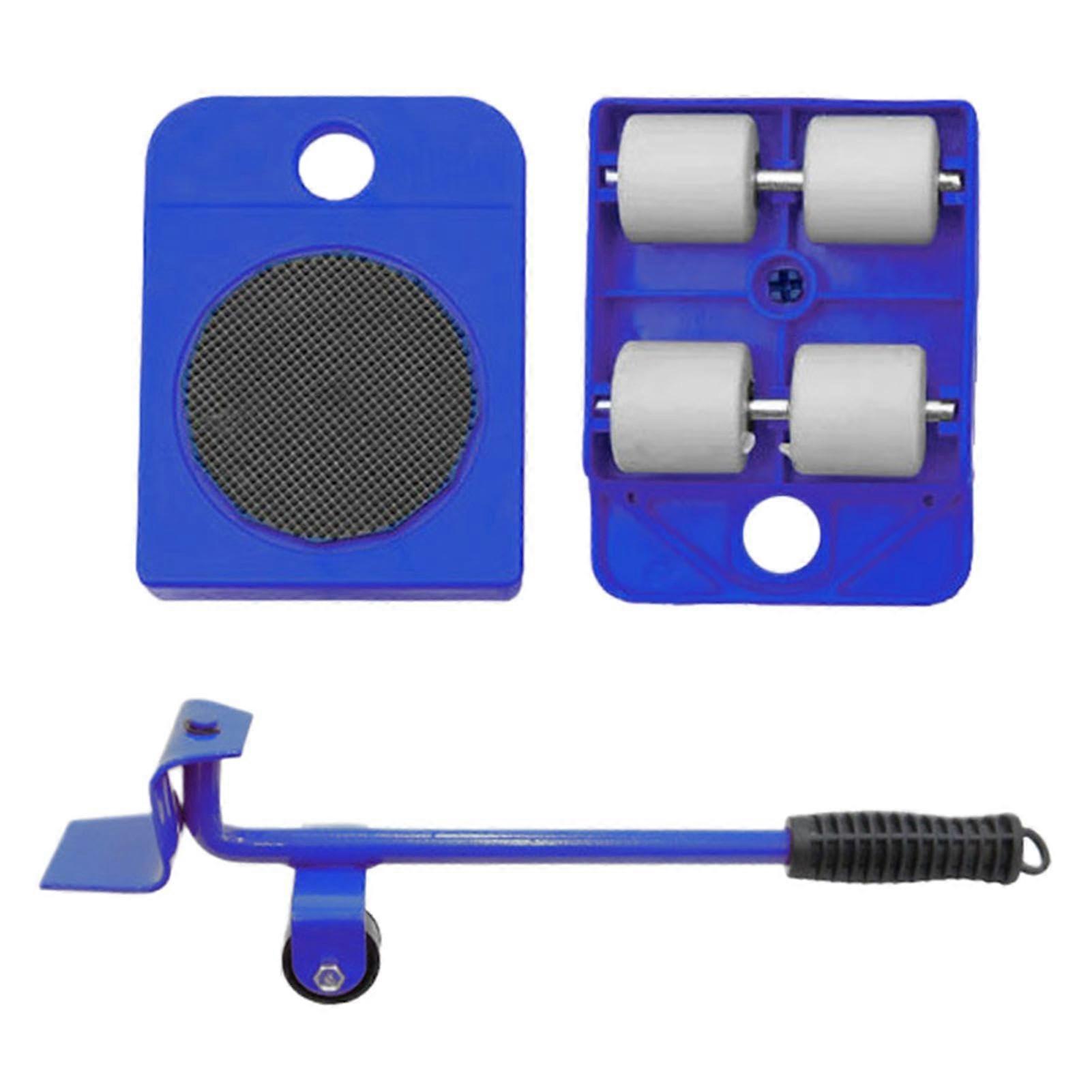 Mobile Furniture Cart with Swivel Wheels, Slide for Piano Lifting System, Transport Cart in Blue, Multifunctional, Mobile