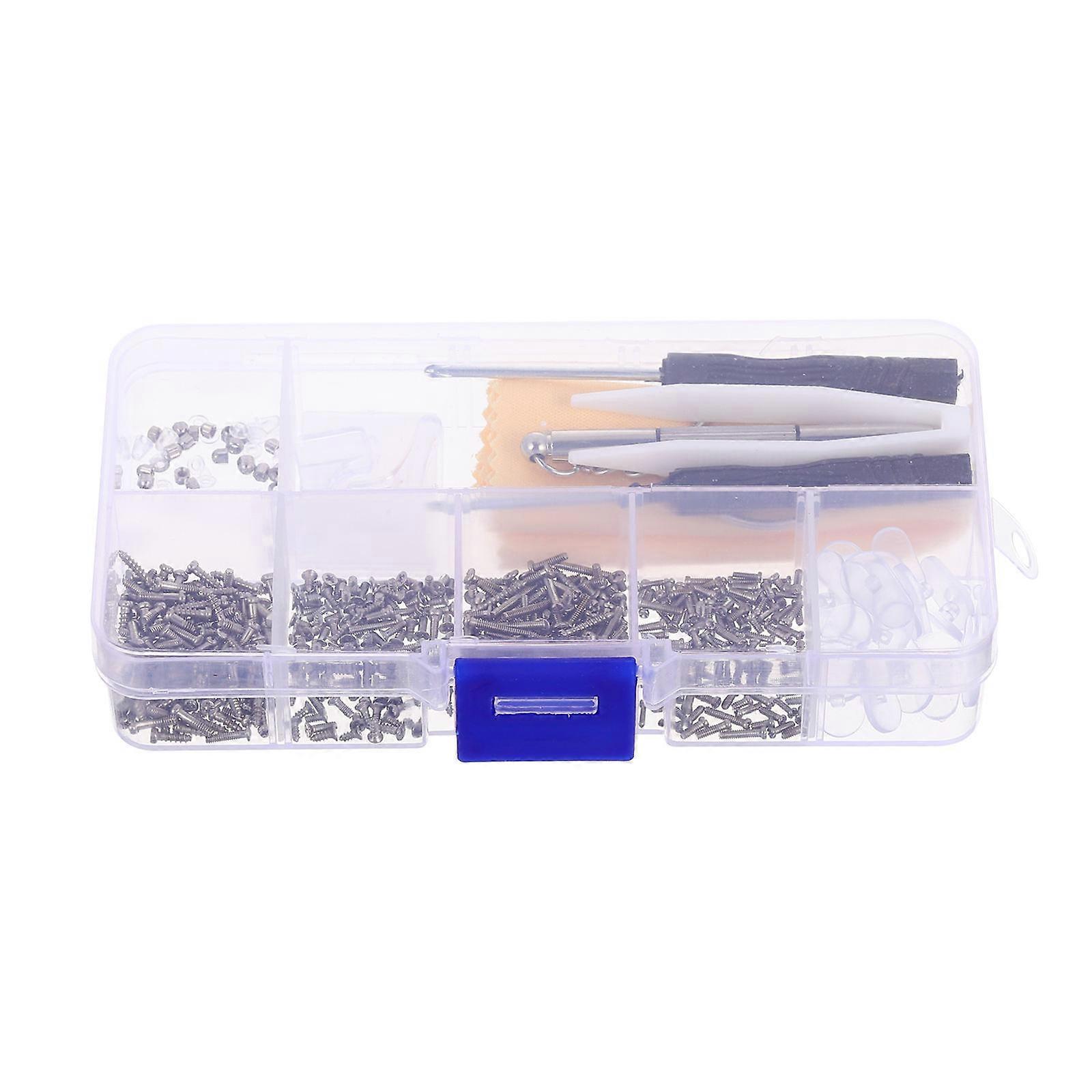 1 Set Durable Eyeglass Repair Kit with Screws & Screwdriver for Home, Office, and Travel Use – Versatile Fixing Solution