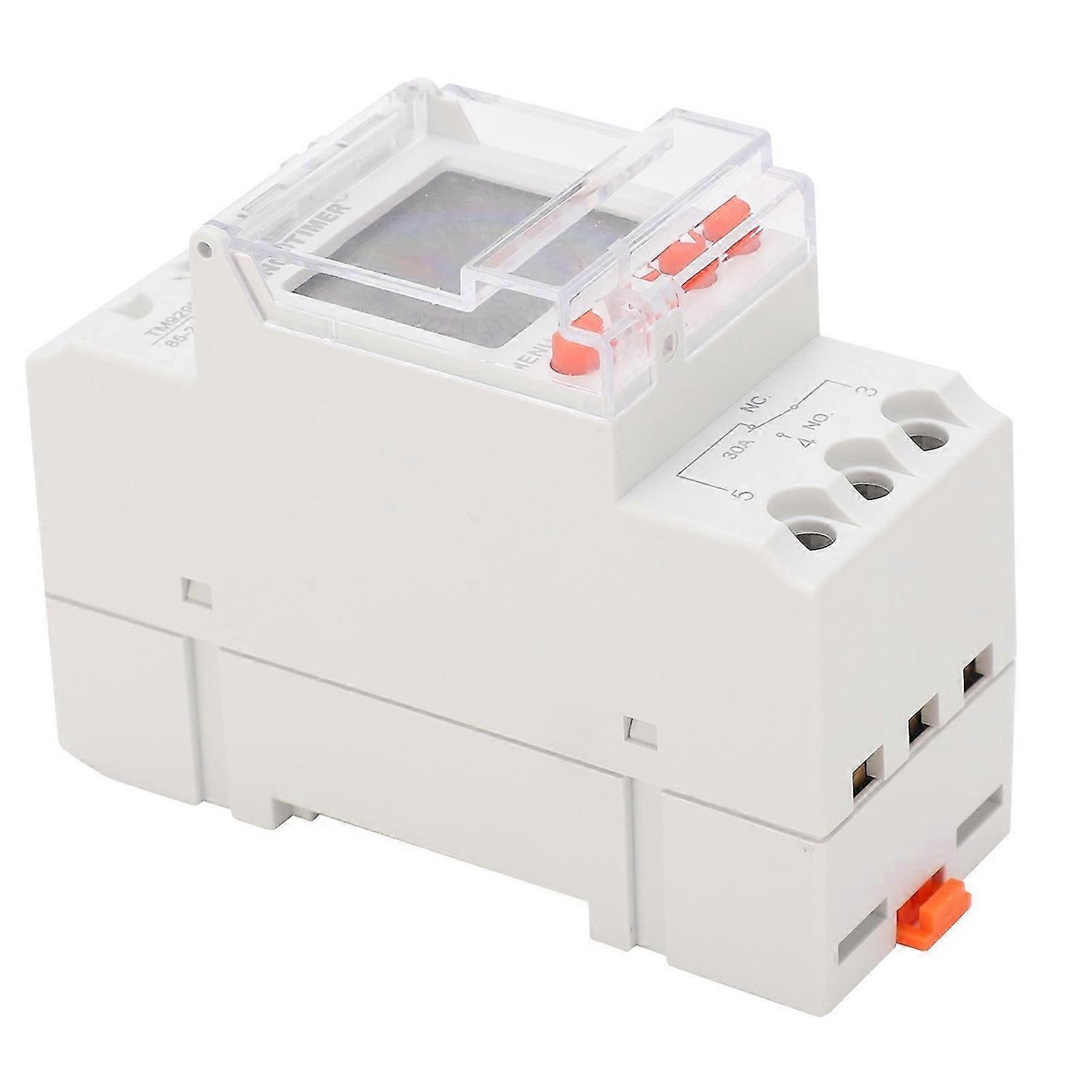 Digital Timer Switch Timekeeping Programmable Liquid Crystal Display TM929BK 85265V 30A