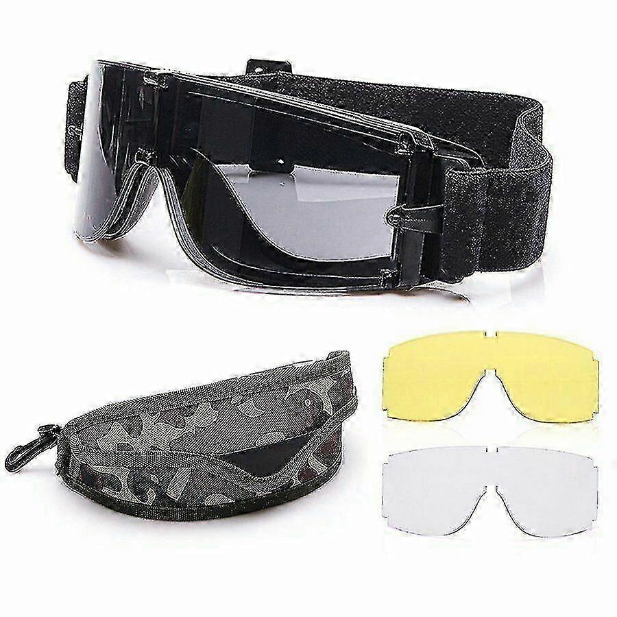 Field Equipment Explosion-proof Shock-resistant Cs Tactical Glasses Motorcycle Goggles
