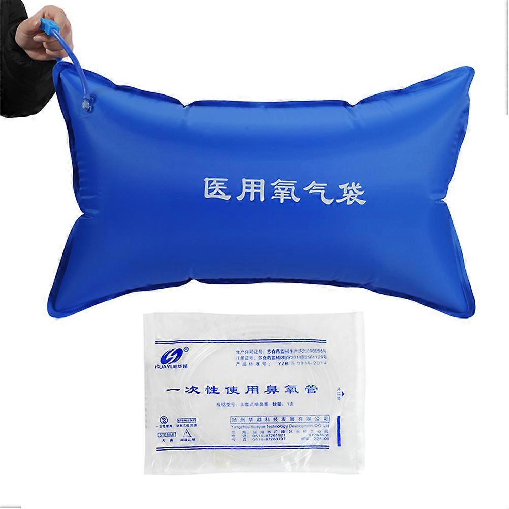 42L Portable Emergency Medical Oxygen Storage Reusable Inflatable Pillow Empty PVC Oxygen Carry Bag