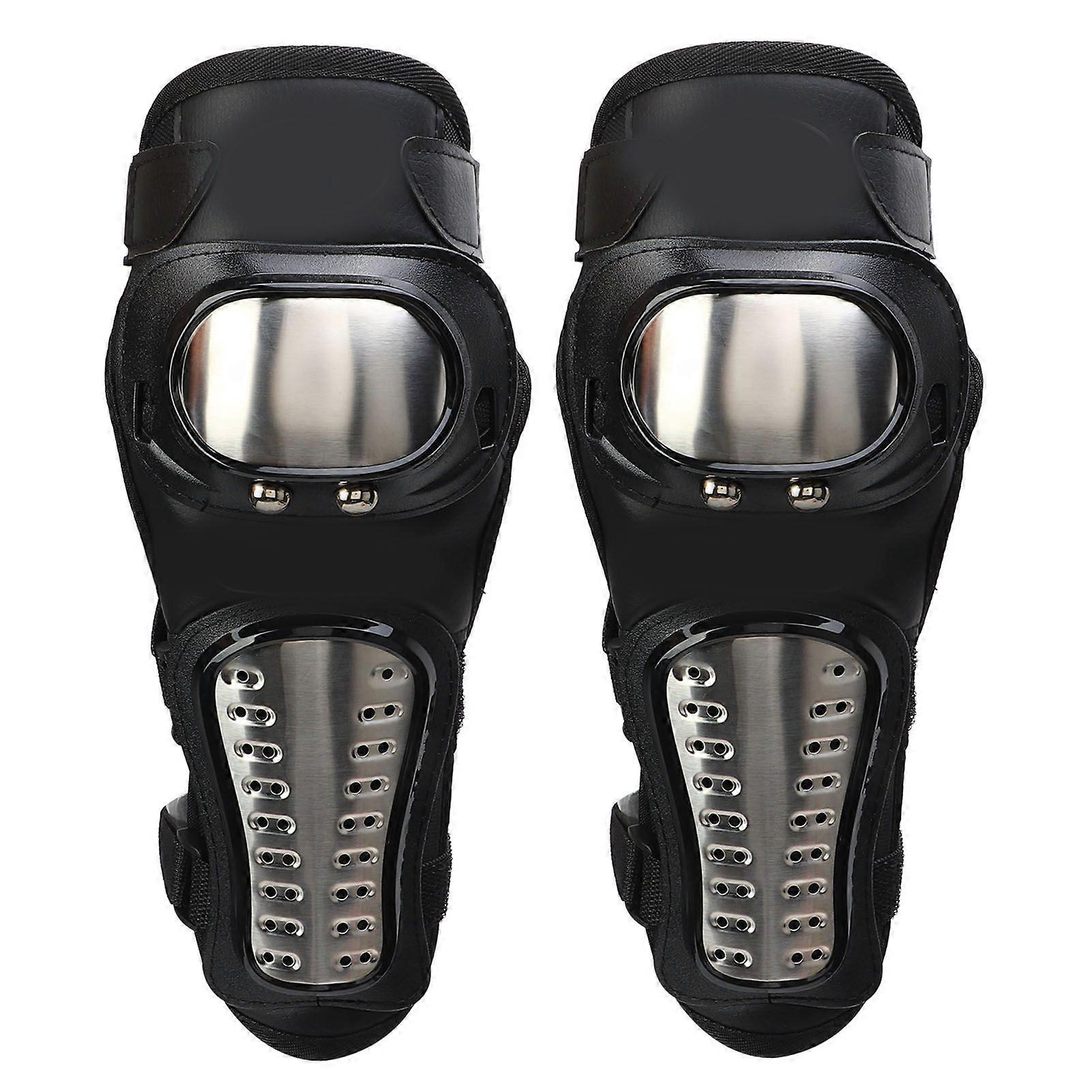 1 Pair Motorcycle Elbow Guards Adjustable 90 Degree Bend Prevent Slipping Riding Elbow Protector for All People YMQX)