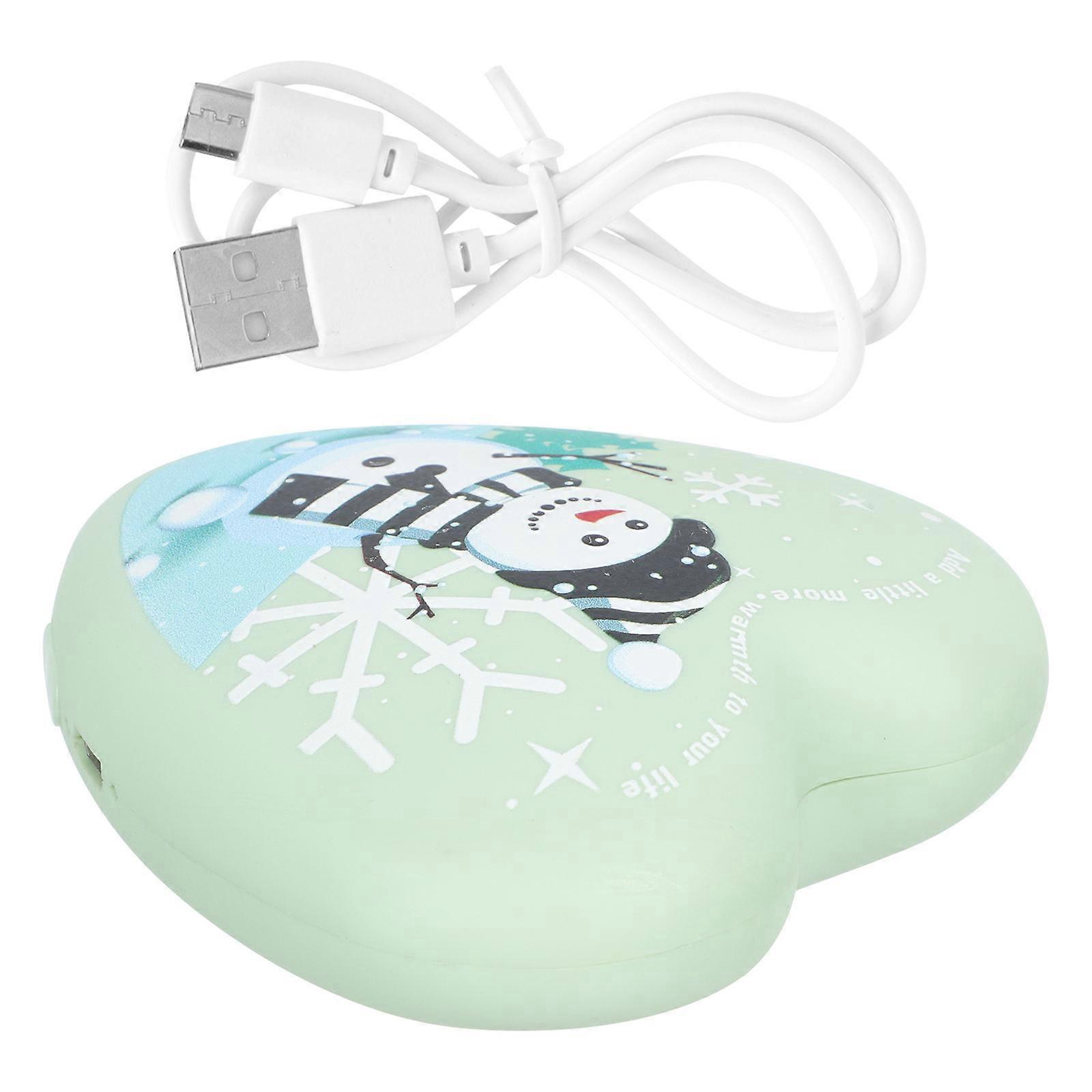 Portable Charging Treasures Delicate Night Lamp Hand Heater for Fishing 3.5×3.5×1.3in 1Set