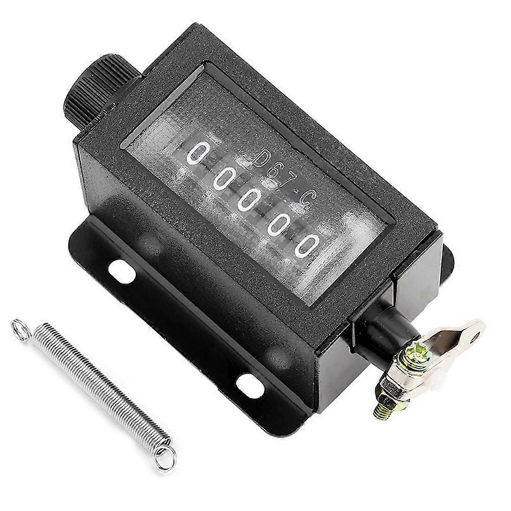 Mechanical 5-Digit Click Counter Pull Stroke Manual Hand Tally Counting