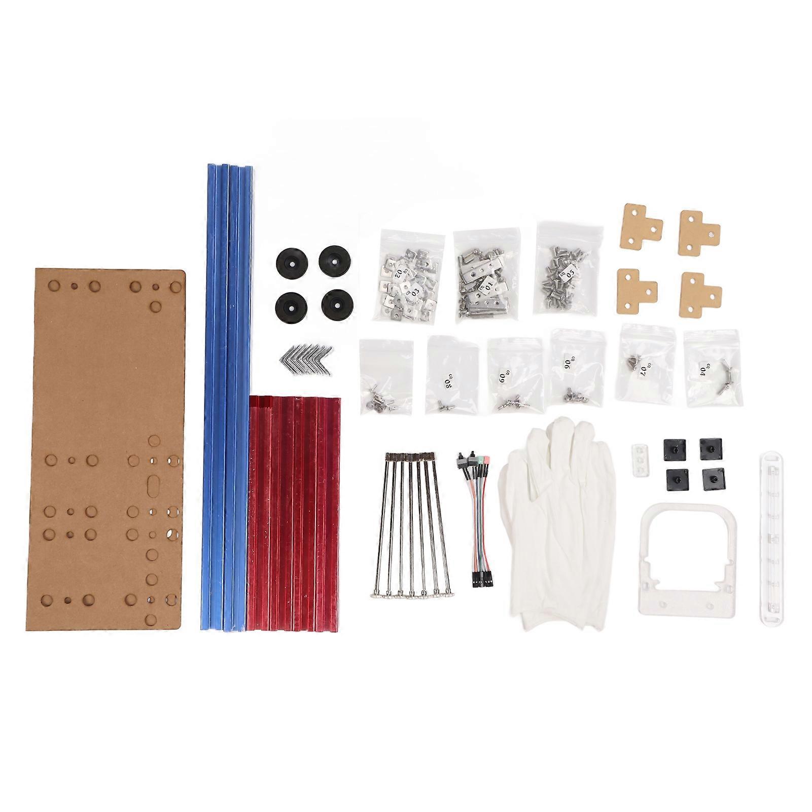 ATX Computer Open Case Bracket Good Heat Dissipation Support 4 PCI Slot Colored Aluminum Alloy DIY Bare Frame for Home