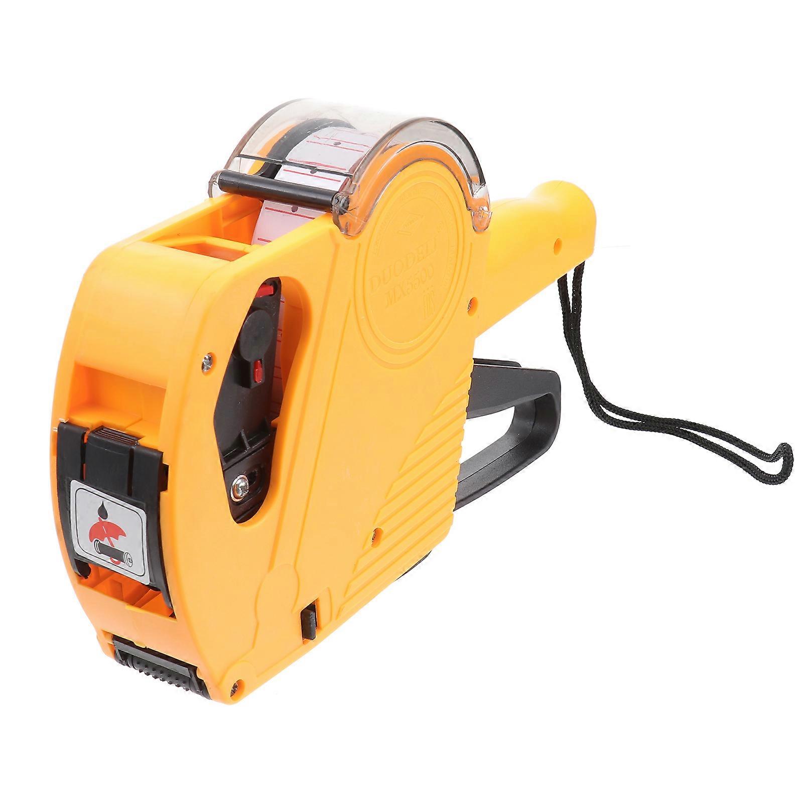 Printing Price Label Maker Yellow Color Environmental Protection Ink For Home Office 9.4×5.5×1.6in 1Pack