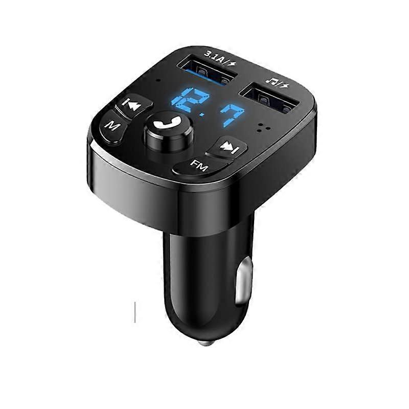 FM Transmitter Car Bluetooth Dual USB Car Charger for Mobile Phone Radio Adapter