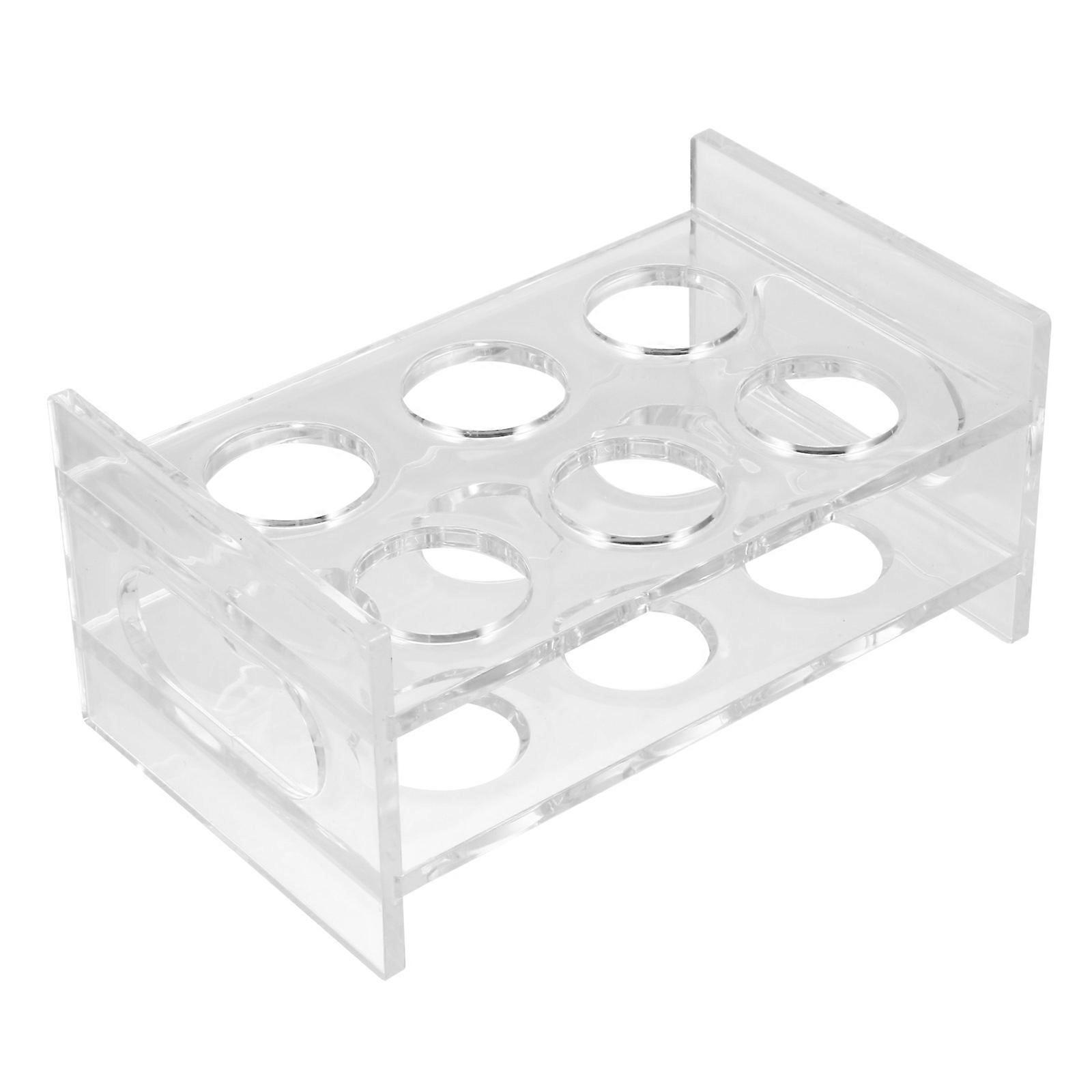 Glashalter Rack Acryl Halter Transparent Einfaches Design für den Heimgebrauch Trinkgeschirr Display 1Set