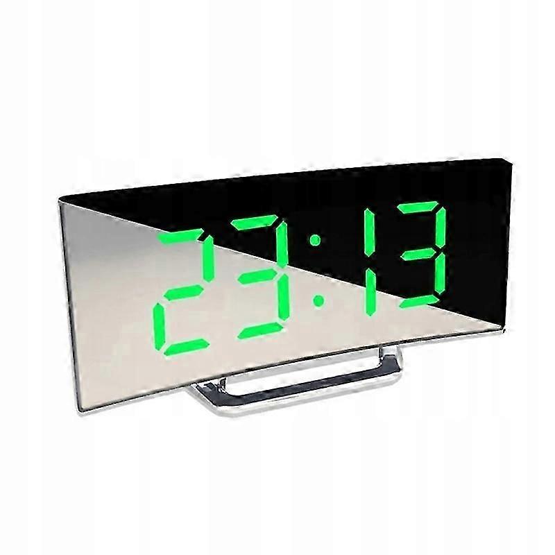 Clock Electronic Led Alarm Clock Standing Mirror