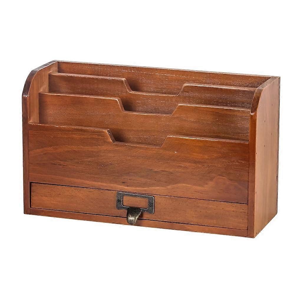 Office Desktop Storage Box for Masks, Files, Stationery, Finishing Shelf, Japanese Map Information, Picture Books, A4 Paper Shelf