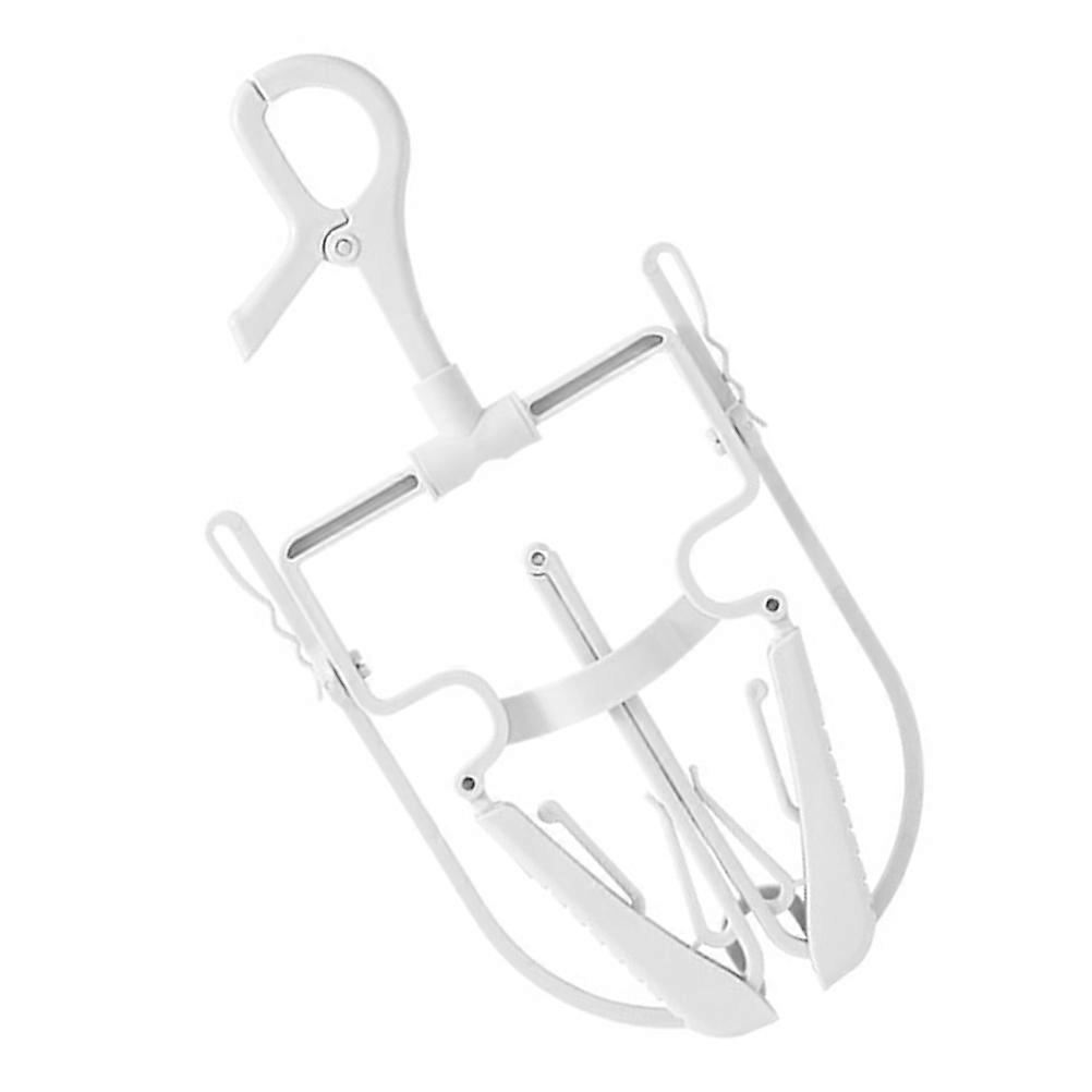 Stretchable Heavy Duty Folding Hoodie Hanger with Slip Design and Smooth Edges for Drying Hoodies and Sweatshirts