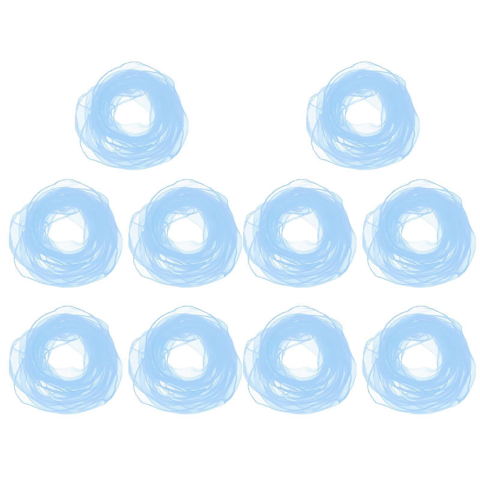 Silk Play Scarves Small Plain Square 45x45cm Chiffon Performance Props 10Pcs