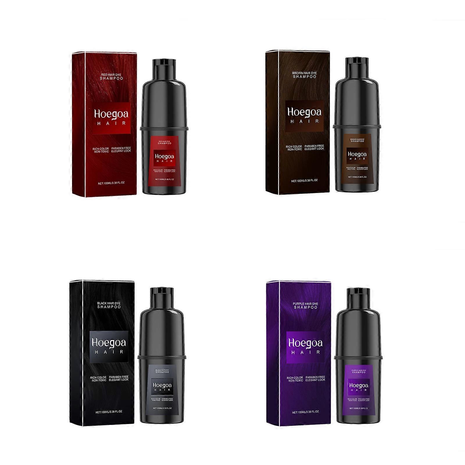 Haarverf Shampoo, Instant Gray Coverage Haar Voedende Kleuring Shampoo voor Mannen Vrouwen