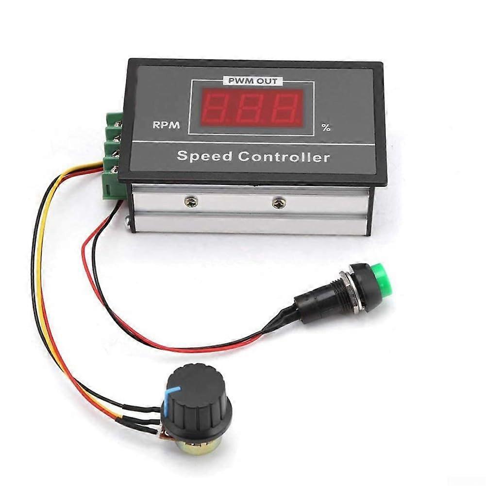 Motor Speed Controller for DC Applications, 30A Output, With Digital Display and Control Switch