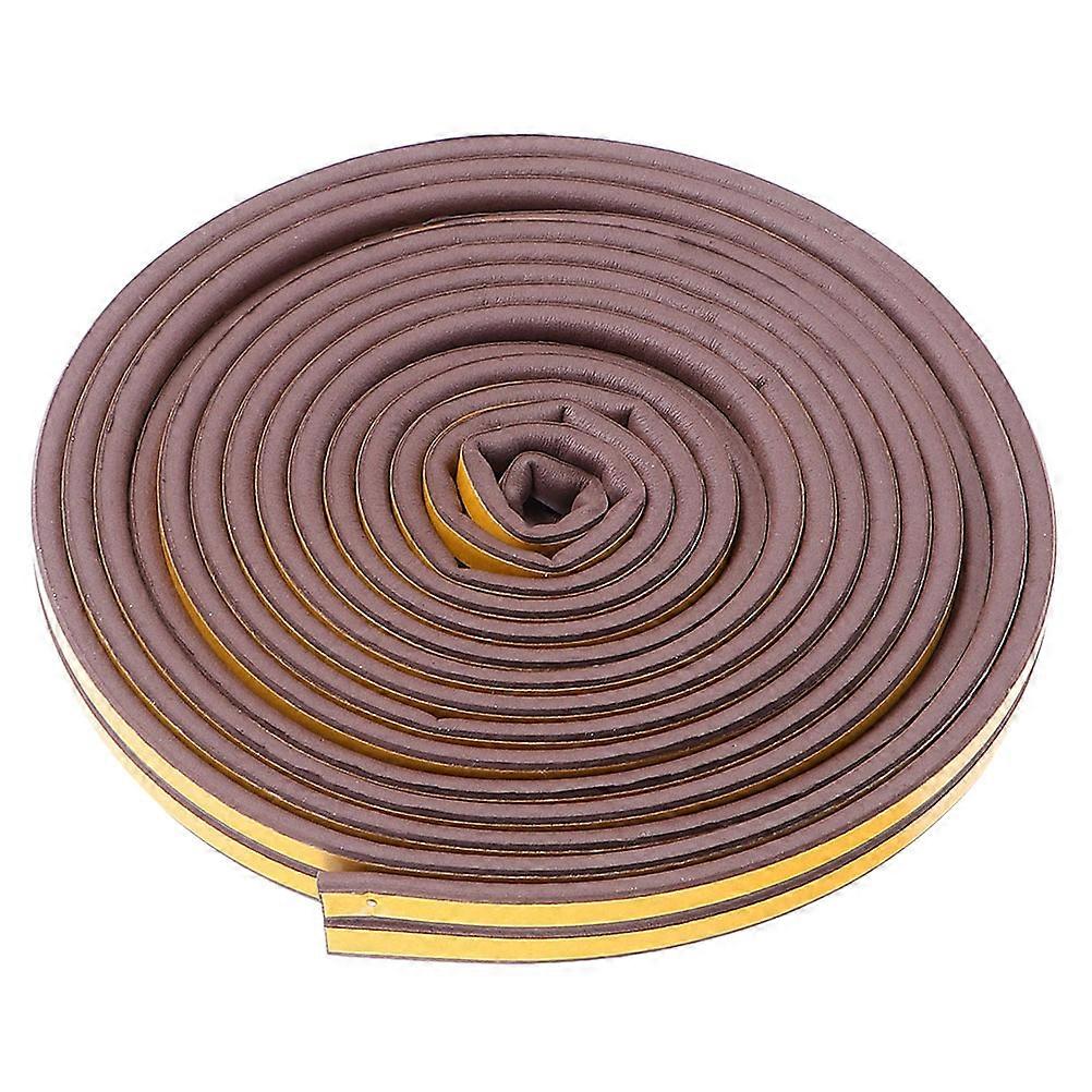 Weather Stripping For Exterior Doors 10M Draft Blocking Dust Prevention Epdm Brown