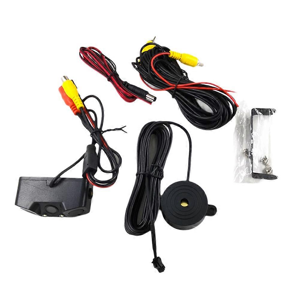 Car Rear View Camera Reverse Radar with Buzzer HD Night Vision Camera Parking Assist Camera