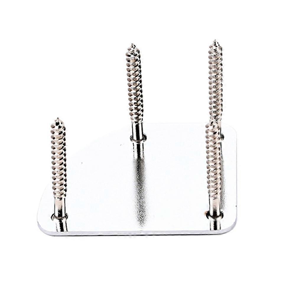 Neck Plate For Guitar Replacement Suitable For Music Practice And Performance 6.40X5.10X0.20CM Silver 1 Set
