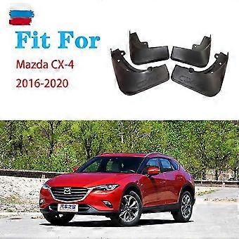 Excellent FOR Mazda CX4 CX-4 Mudguard Fenders Mud Flap Guard splash Mudguards Fender Mudflaps car accessories auto styline Front Rear
