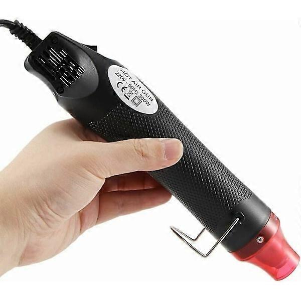 Portable hot air gun 300W high temperature heat gun for DIY, embossing, shrink wrap and drying