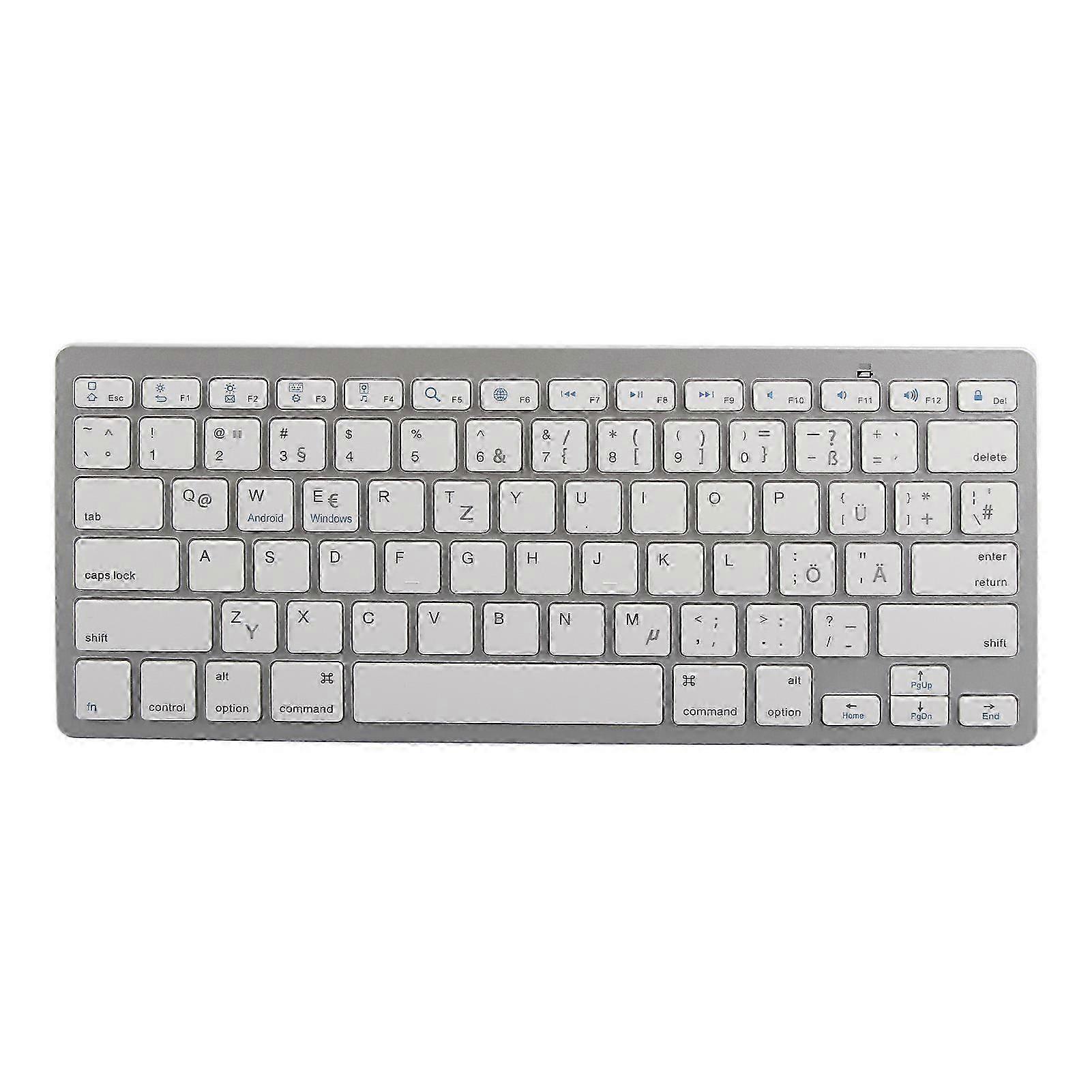2025 Wireless Keyboard Mini 78 Keys Ultra Thin Portable White Computer Keyboards Android OS X IOS for Windows