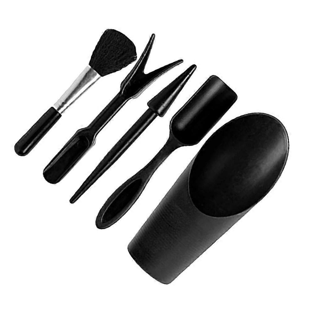1 Set Mini Garden Tools for Home Use Made of Durable PP Black Planter Pieces