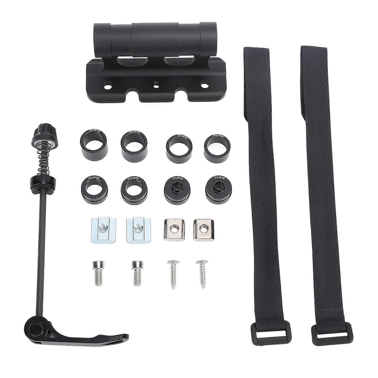 Bicycle Fork Mount Carrier Durable Aluminum Alloy Quick Release Axle Front Fork Block Roof Rack for Cars SUVs Trucks