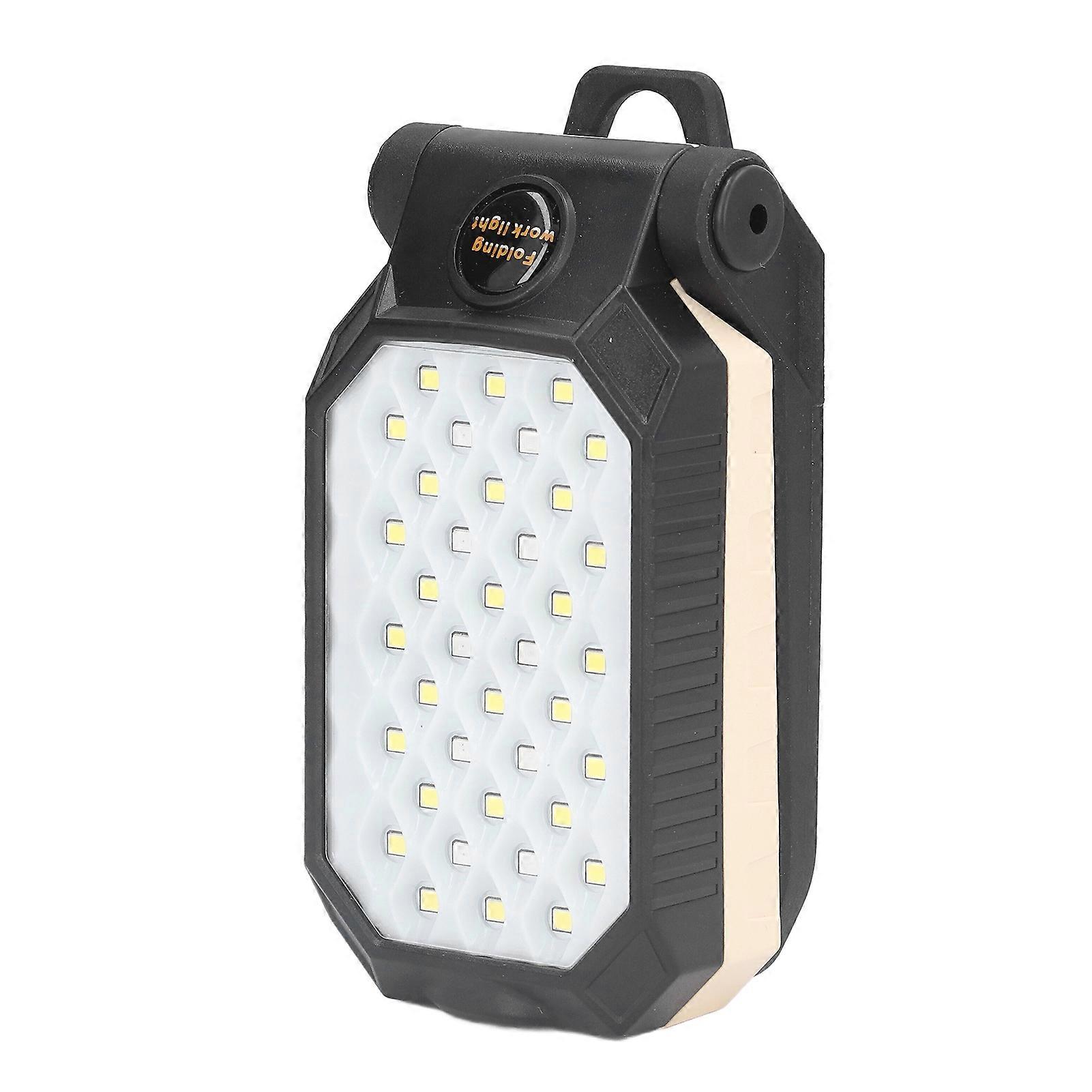 Rechargeable LED Flashlight COB Magnetic Work Light Adjustable Magnet Camping Lantern