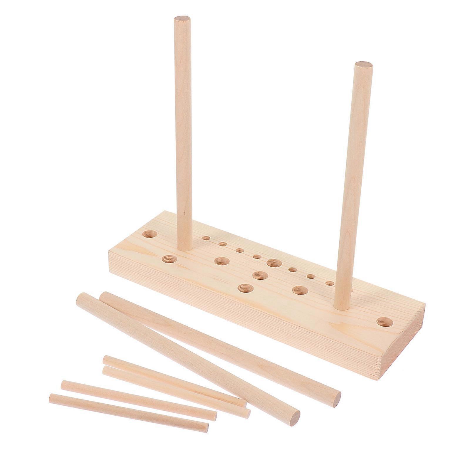 Ribbon Maker Wooden Bowknot Maker for DIY Bowknot 1Set Beige