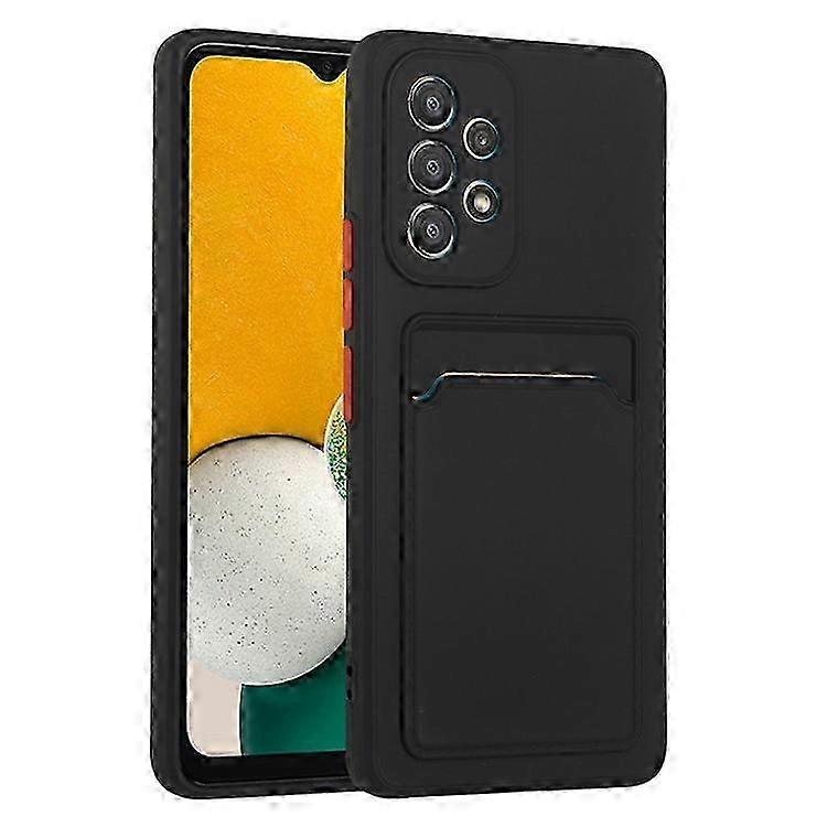 Galaxy A53 5G Case with Card Holder, Shockproof TPU Cover & Camera Protection