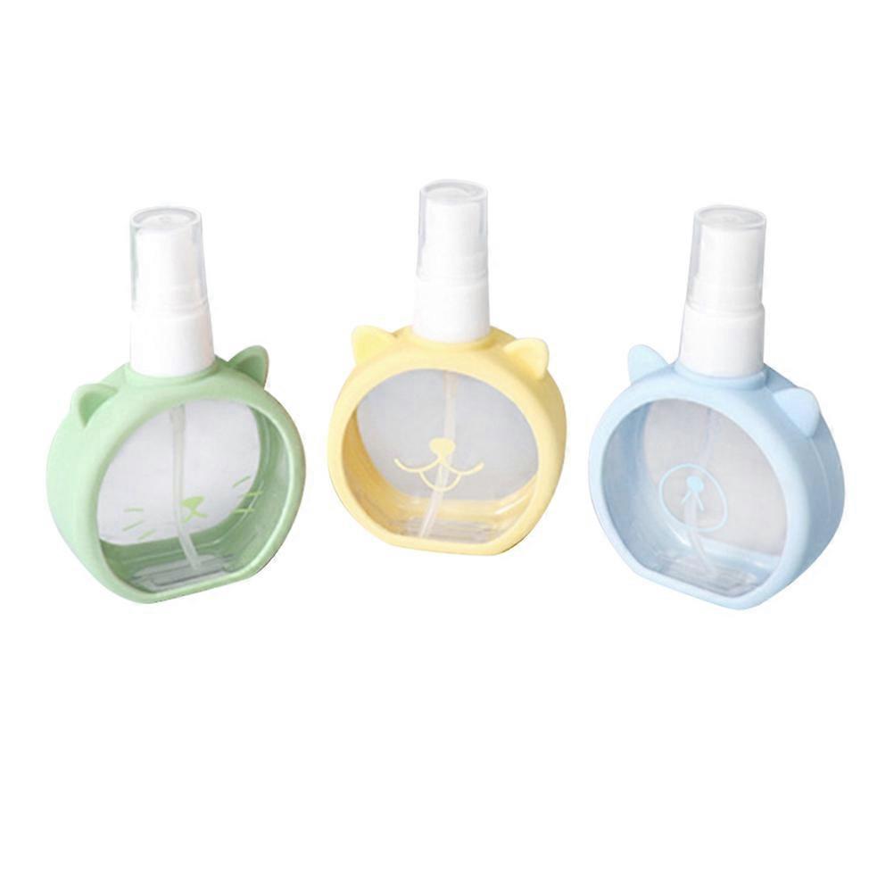 3pcs Portable Fine Spray Bottles Small Dispenser for Travel and Daily Use 55ml