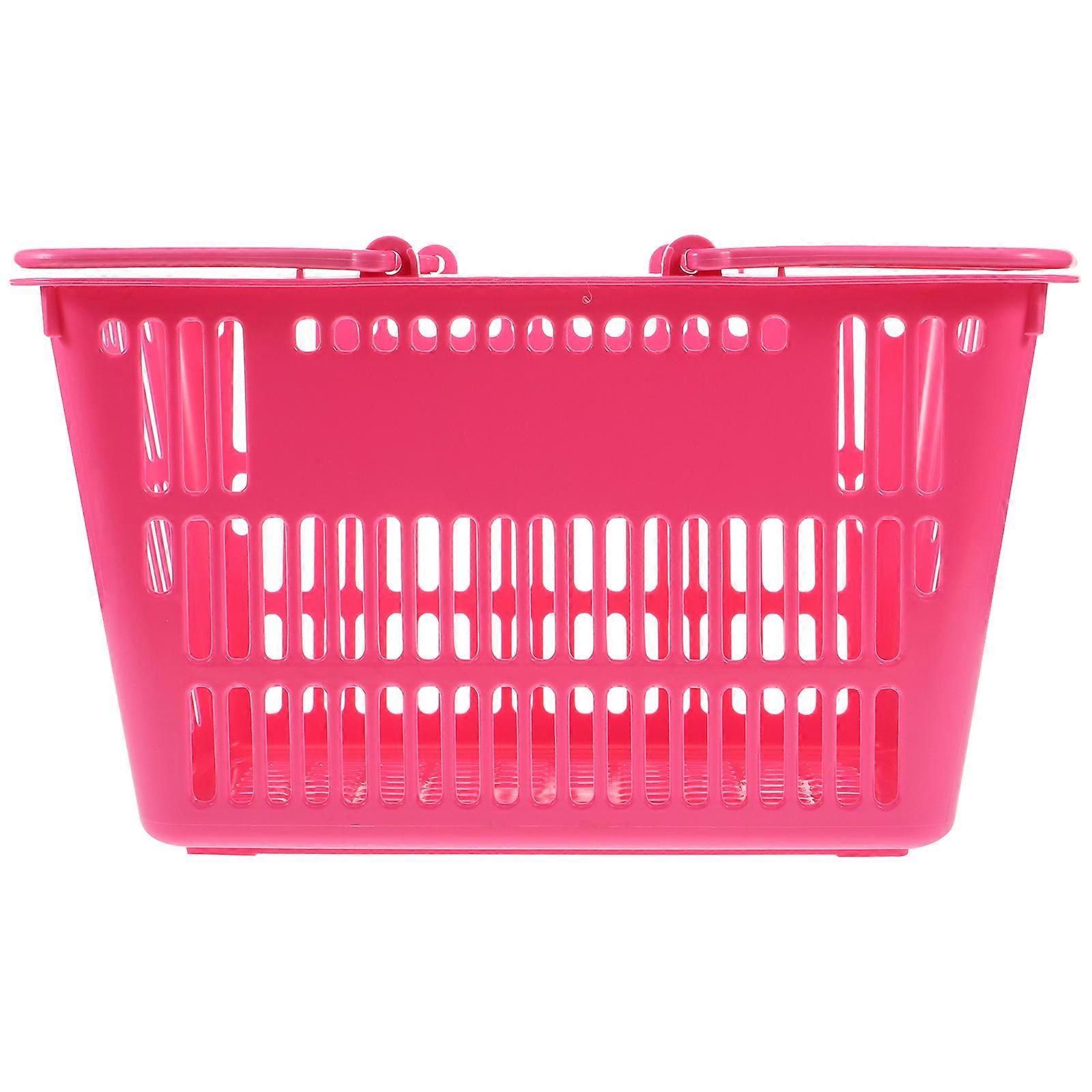 Lightweight Sundries Storage Basket with Ergonomic Handle – Stylish Bathroom and Shower Organizer for Fruits, Snacks, and Accessories – Ideal for