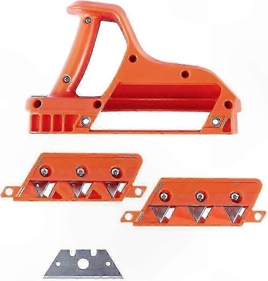 Gypsum Board Precision Hand Plane with 10 Blades, Drywall Edge Chamfer Tool for Plasterboard Cutting and Edging