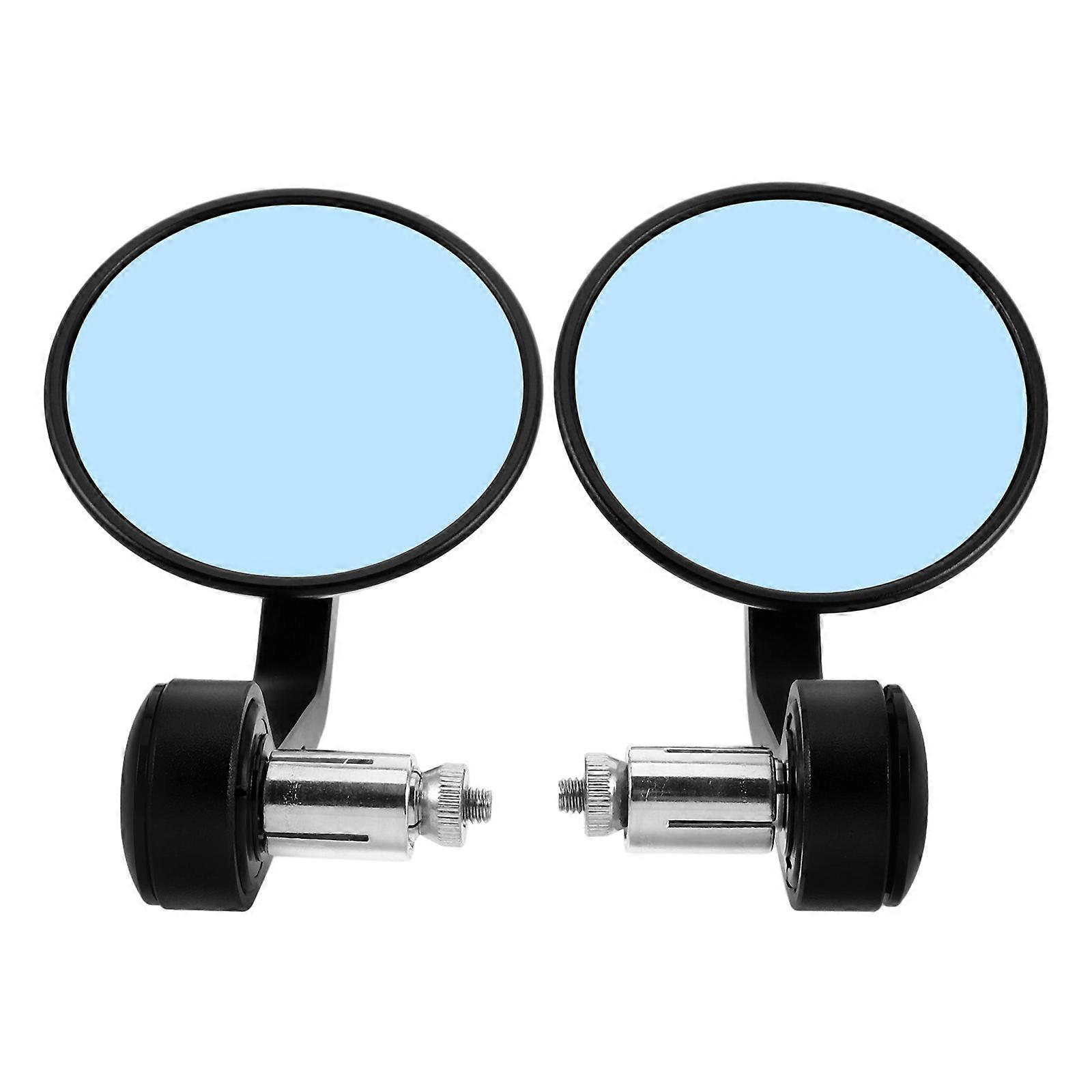 Multi Motorcycle Rearview Mirror 1 Pair Rectangular Shape Easy Installation for City Commuting 2Pcs