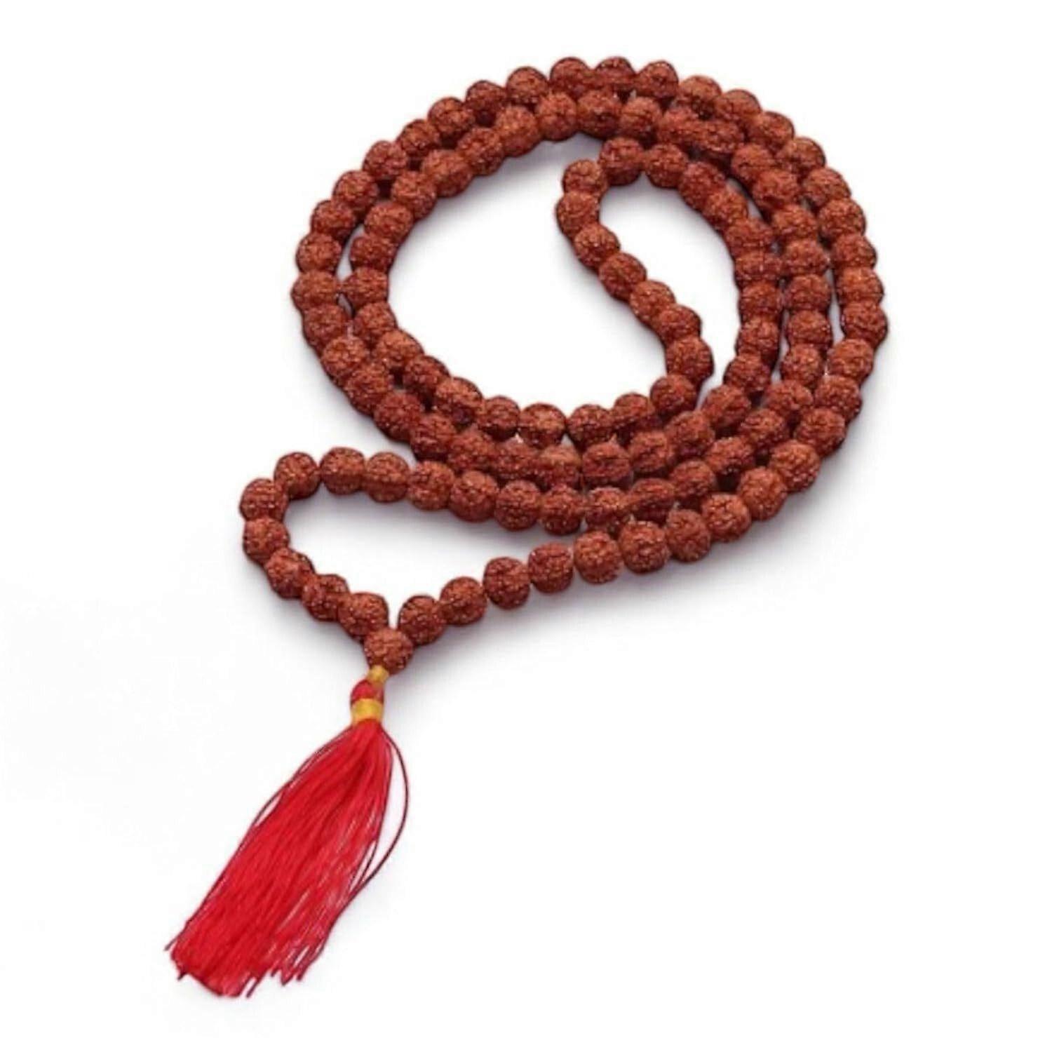 108 Beads Rudraksha Mala for Yoga and Spirituality