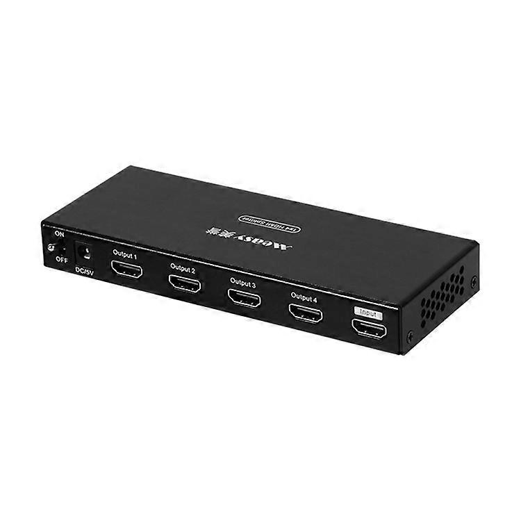 1 to 4 HDMI 1080P Simultaneous Display Spliter, US Plug