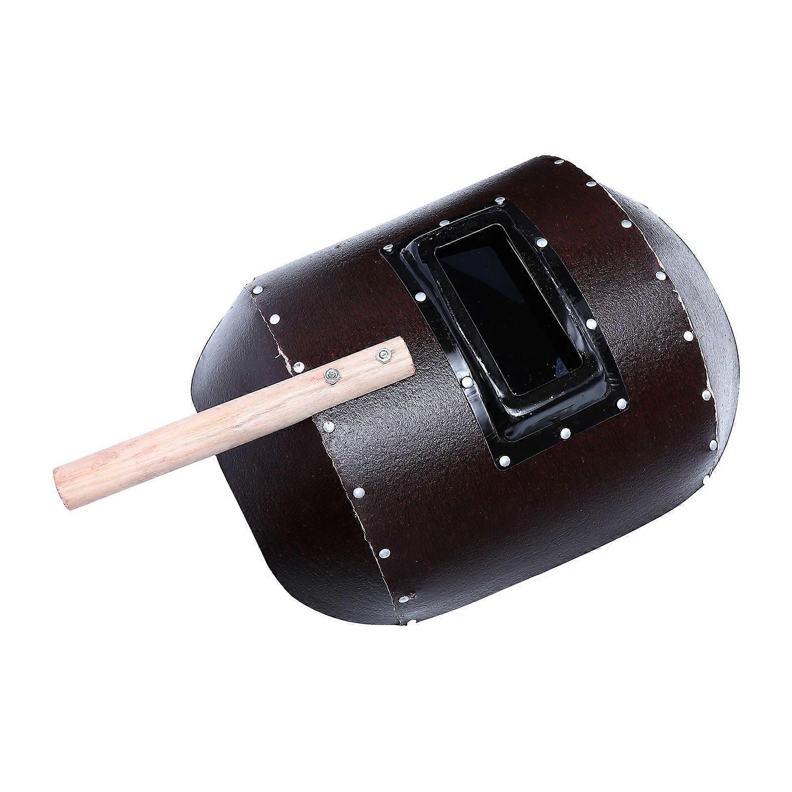 Handheld Welding Mask Reusable Safety with and Impact Resistant Design for Welding Protection against Slag and Dust