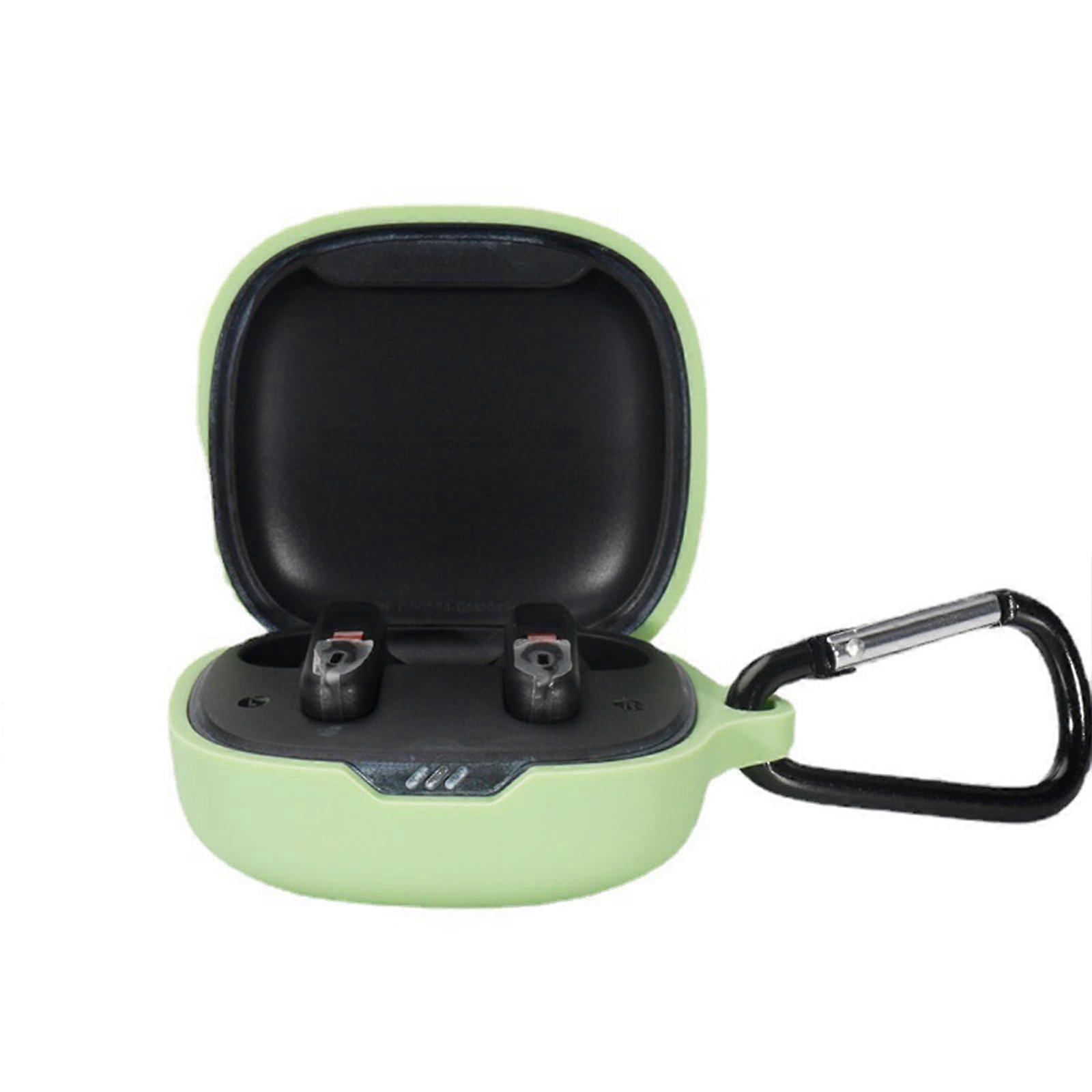 Compatible Headphone Shockproof Anti-Scratch Washable Case for Earbuds Dustproof Shell in Matcha Green