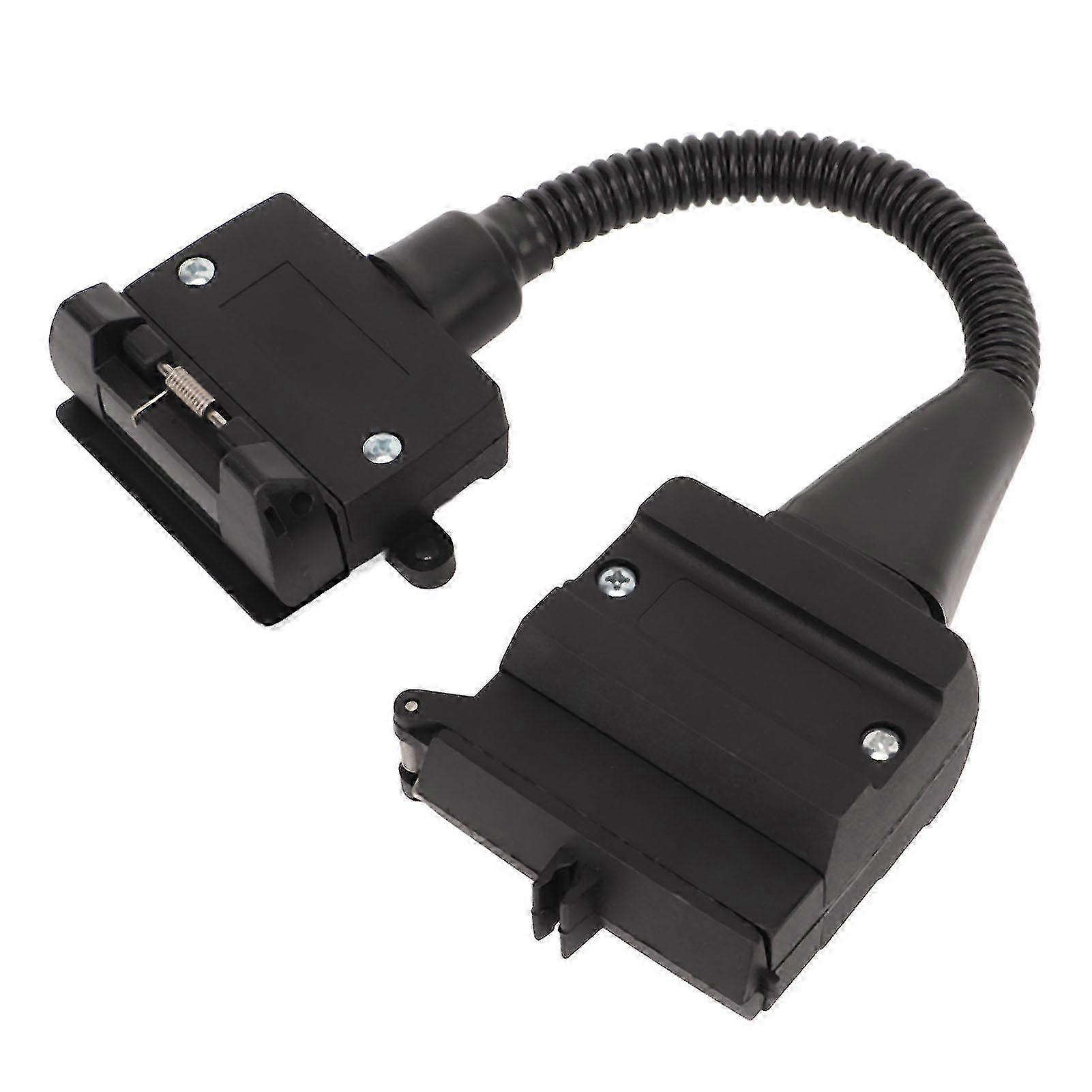 Adaptador de conector de remolque de doce pines planos macho a 7 hembras Edición de conector