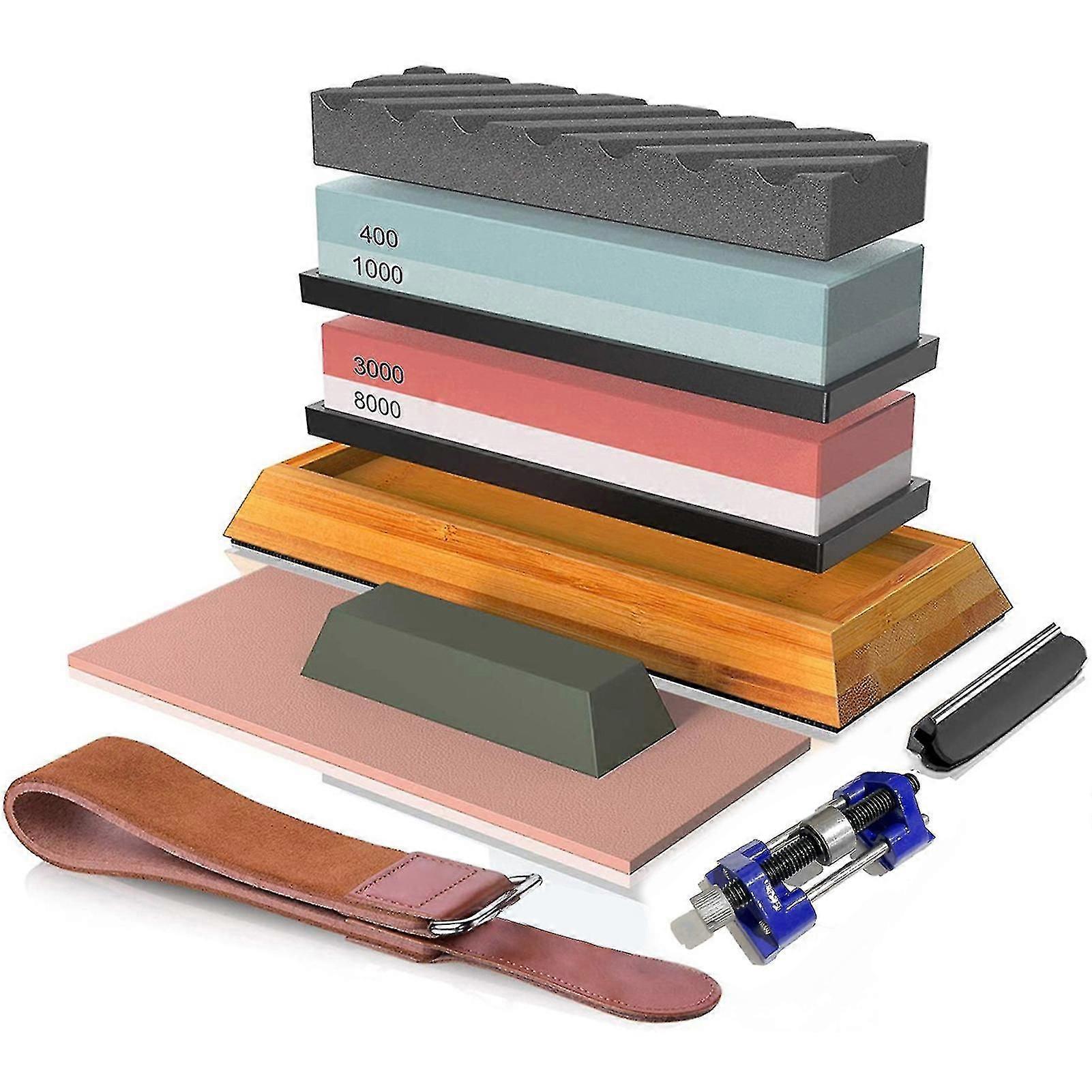 Premium Whetstone Sharpening Stone Set for Knife Maintenance
