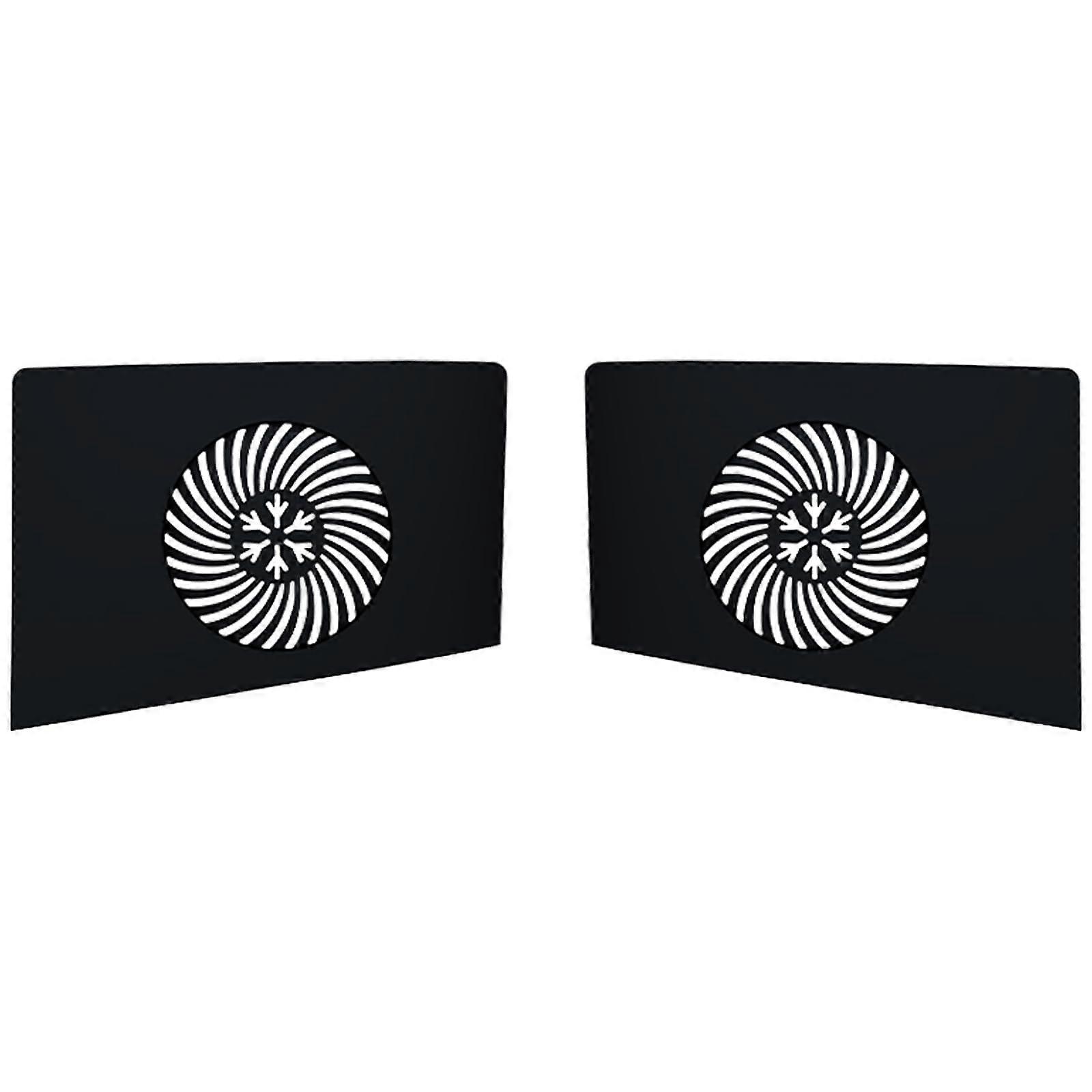 Disc Edition Front Plate Protector with Cooling Vent for Game Console – Black Replacement