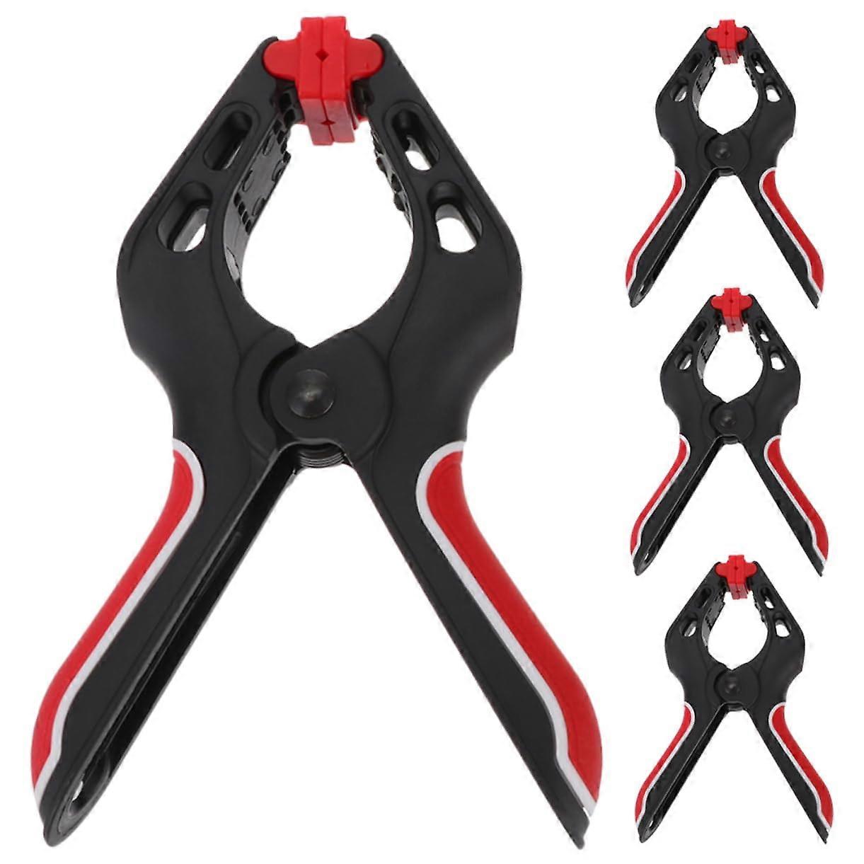 4 Stücke Multifunktionale Typ Klemmen – Tragbare Federklemmen Für Präzises Fixieren Von Holzwerkstücken, Robust & Langlebig