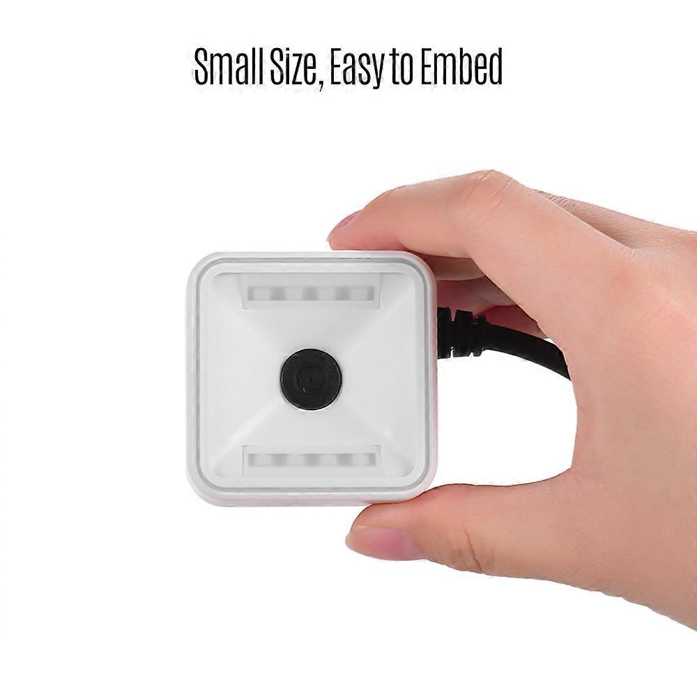 EP7000 Mini 1D/2D QR Barcode Scanner USB Interface 5x5x3cm Compact
