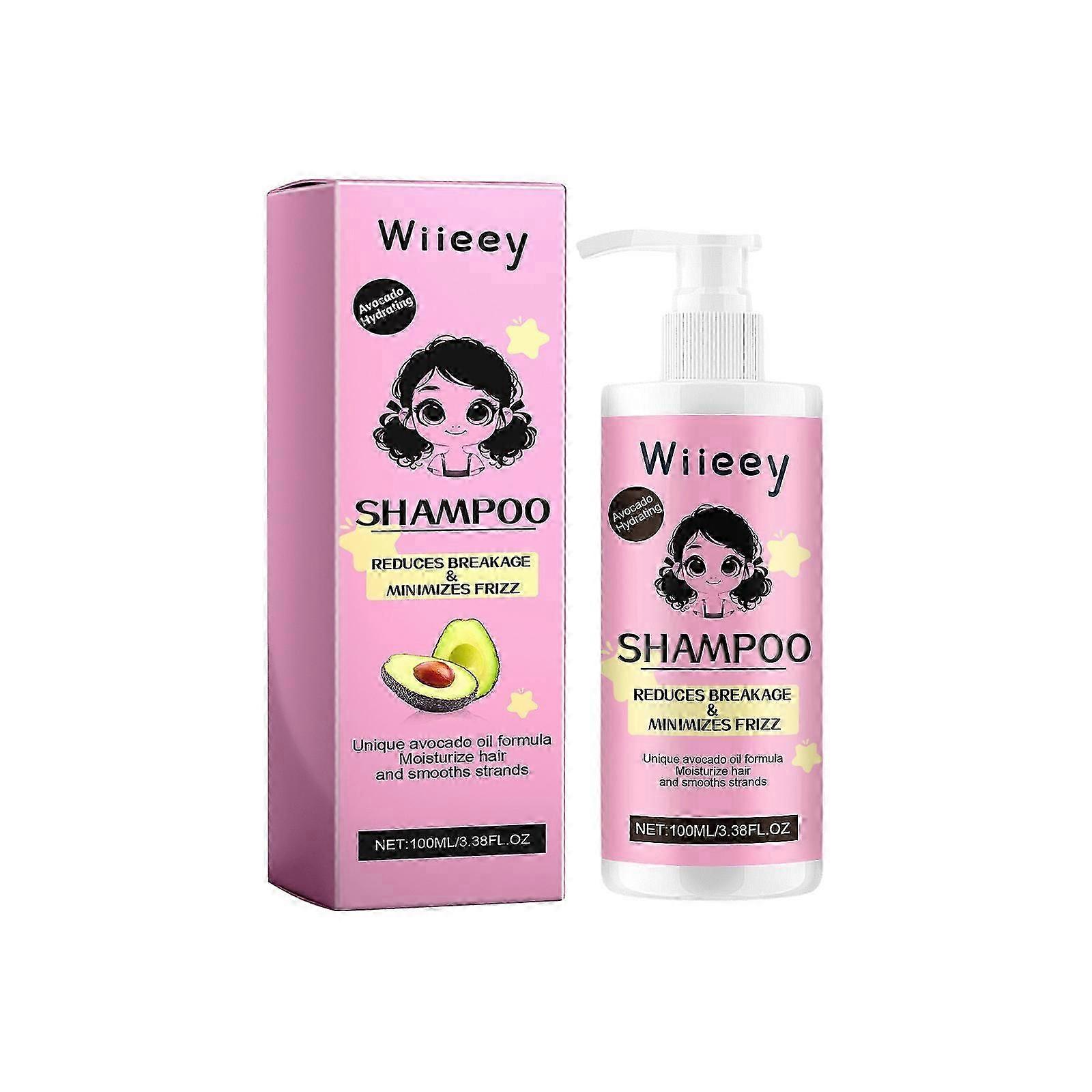 Wiieey avocado hair care shampoo Moisturizing scalp, smooth, oil-controlling, fluffy, long-lasting, fragrant, mild shampoo