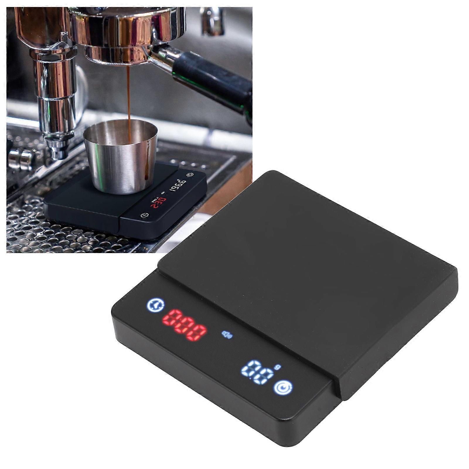 Mini Rechargeable Coffee Scale 2000g with Timer & Silicone Pad