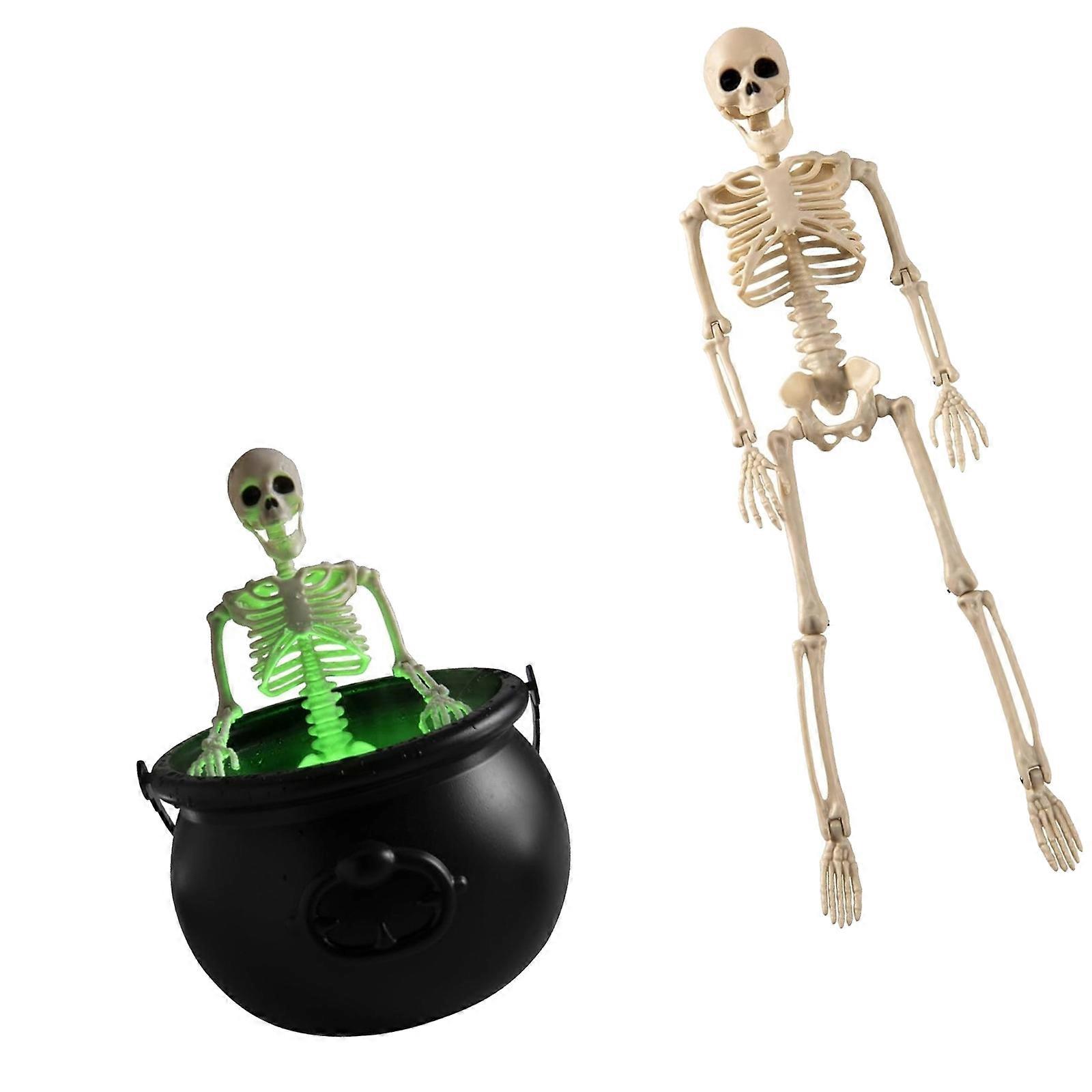 Efficient Halloween Witches Bucket Containers Portable Plastic Decors For Themed Parties Easy Storage Kids Friendly Design  S