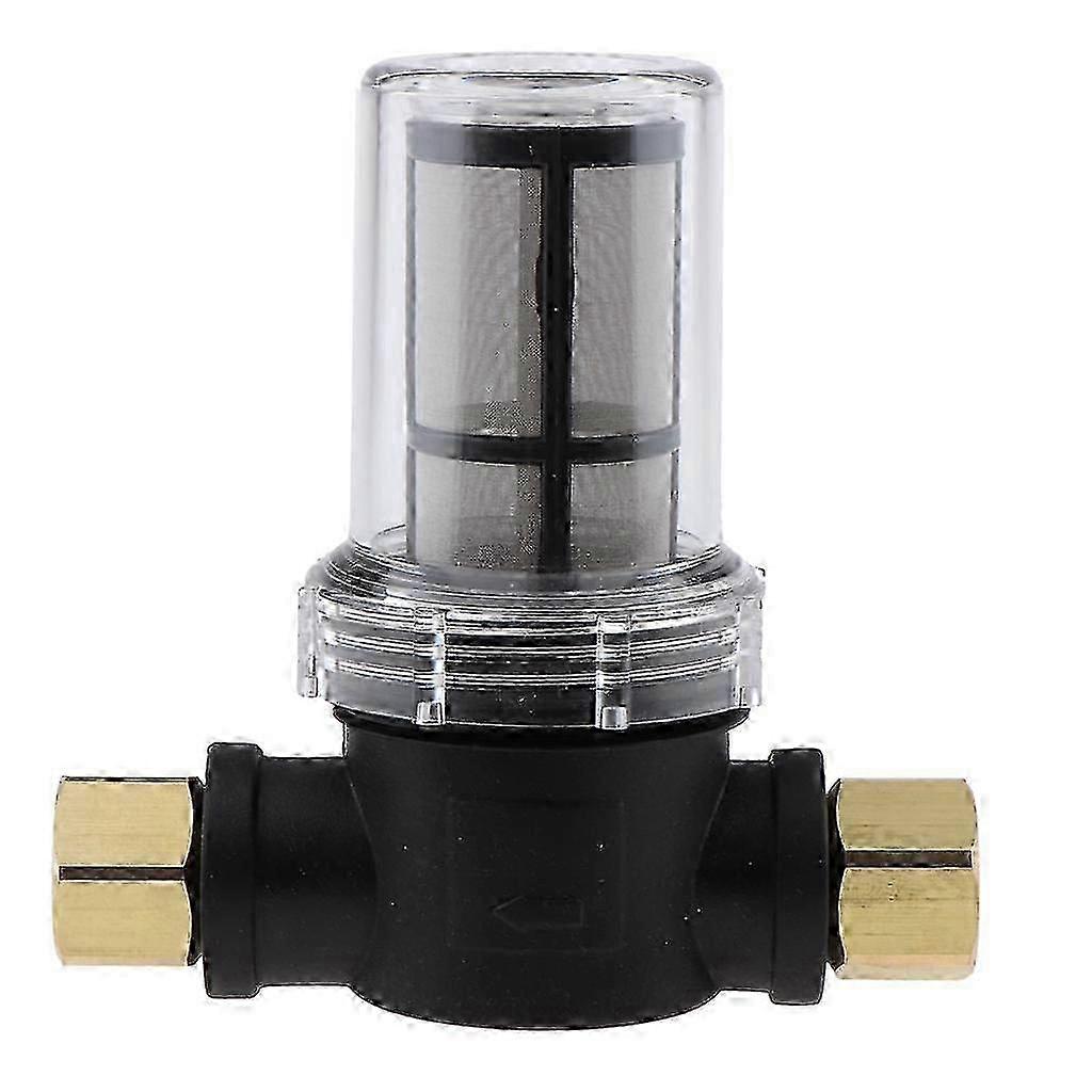 מסנן כניסת שטיפה בלחץ לצינורות - עיצוב נירוסטה בגודל 3/4 אינץ'