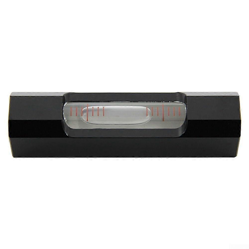 Mini Bar Type Leveler With Bubble Level For Construction Equipment And Machine Tools Black