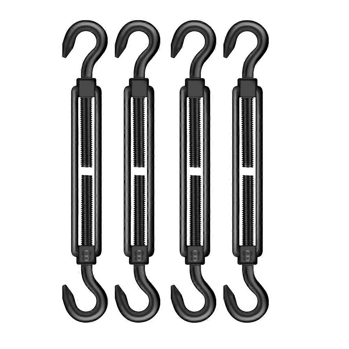 2PCS M8 γάντζος & γάντζος Turnbuckle 304 ανοξείδωτο, βαρέων καθηκόντων Turnbuckle για την ένταση συρματόσχοινων
