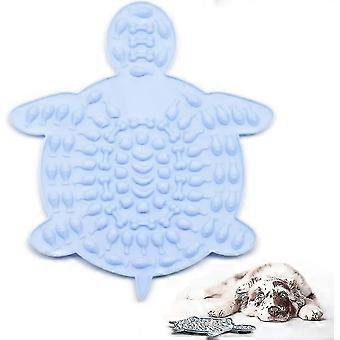 Silicone Turtle Dog Lick Pad Pet Food Feeder Non-slip Bowl Puppy Cat Butter Dispensing Feeding Bath